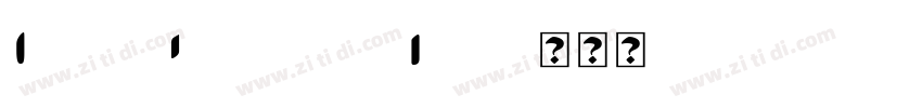 Frizz_Quadrata Bold字体转换